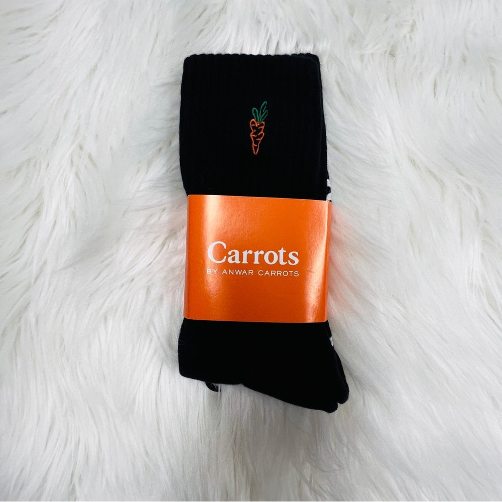 CARROTS by Anwar CARROTS Socks - Black w/ Embroidered Logo
